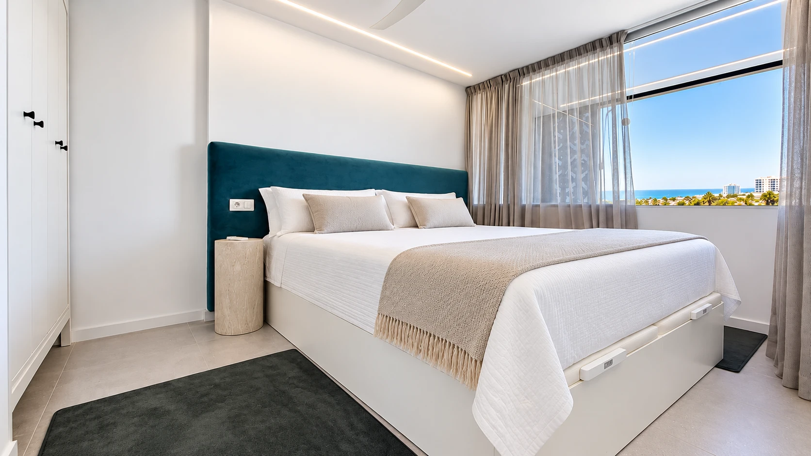 02 Apartament przy plaży z 2 sypialniami, widokiem na ocean i basenem w Arguineguín
