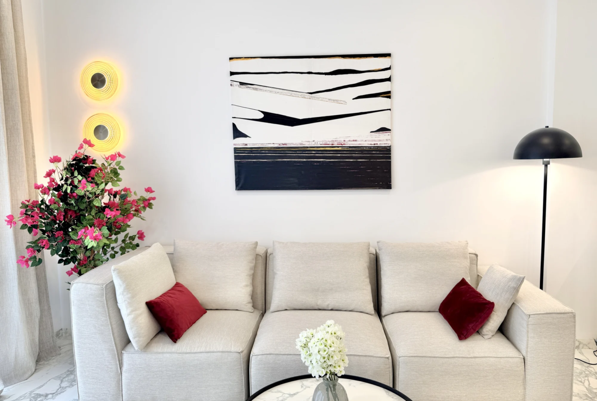 Przestronny apartament z dwiema sypialniami i tarasem w Vista Mar 9, Los Abrigos, Teneryfa