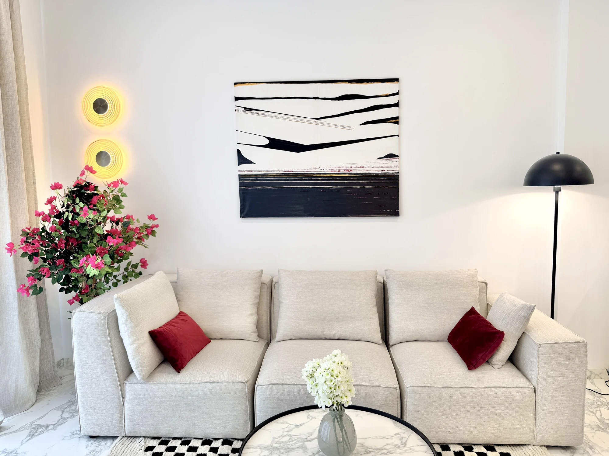 04 Przestronny apartament z dwiema sypialniami i tarasem w Vista Mar 9, Los Abrigos, Teneryfa