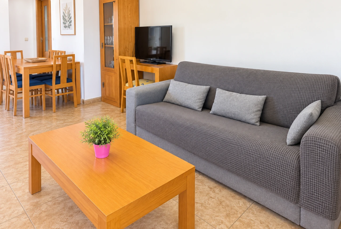 Apartament z 2 sypialniami, tarasem, basenem i garażem w Arguineguín