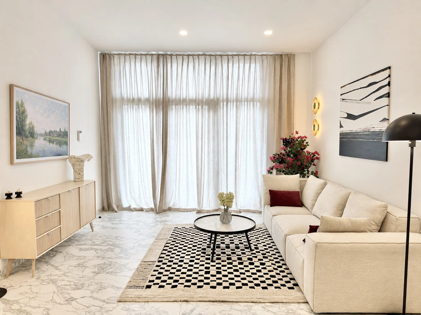 05 Przestronny apartament z dwiema sypialniami i tarasem w Vista Mar 9, Los Abrigos, Teneryfa