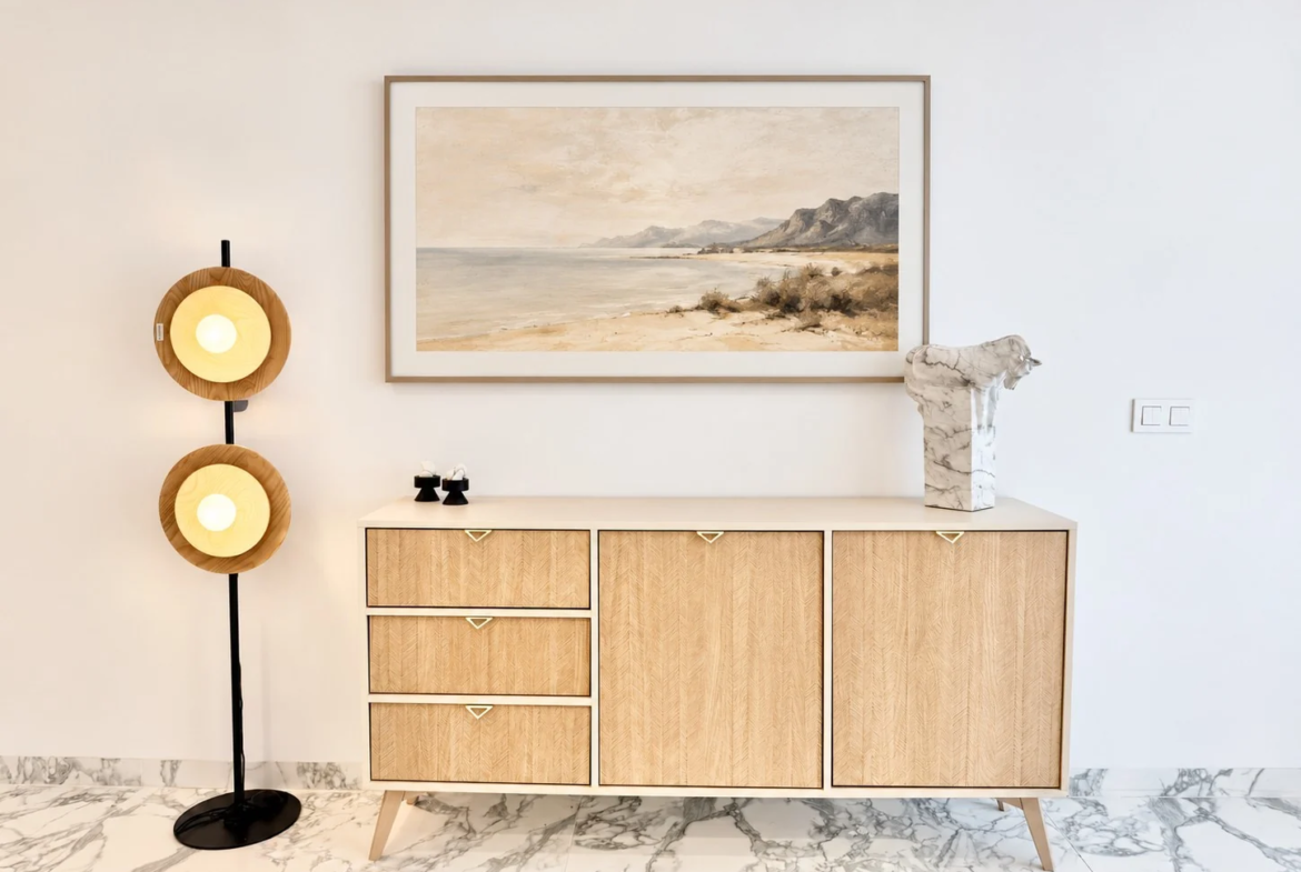 Przestronny apartament z dwiema sypialniami i tarasem w Vista Mar 9, Los Abrigos, Teneryfa