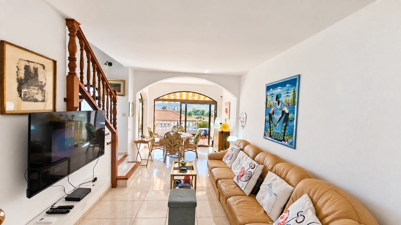 06 Przestronny duplex z widokiem na ocean, prywatnym garażem i ogrodem w Loma Dos, Arguineguín