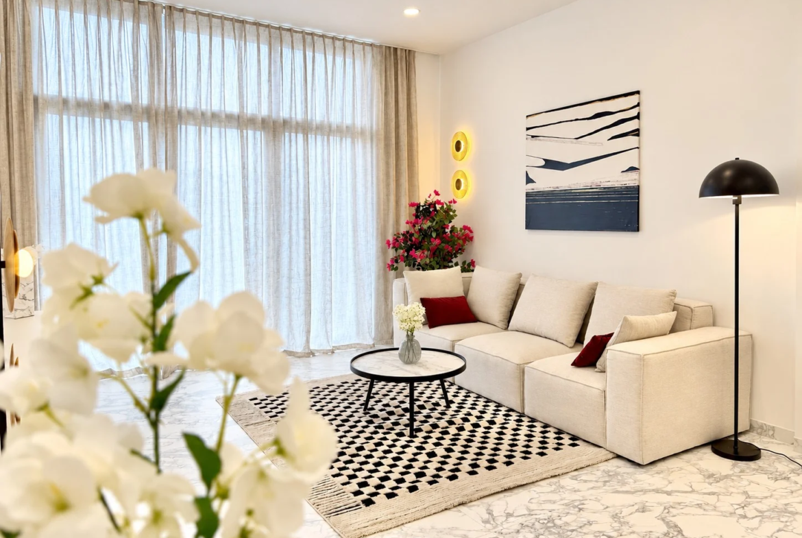 Przestronny apartament z dwiema sypialniami i tarasem w Vista Mar 9, Los Abrigos, Teneryfa