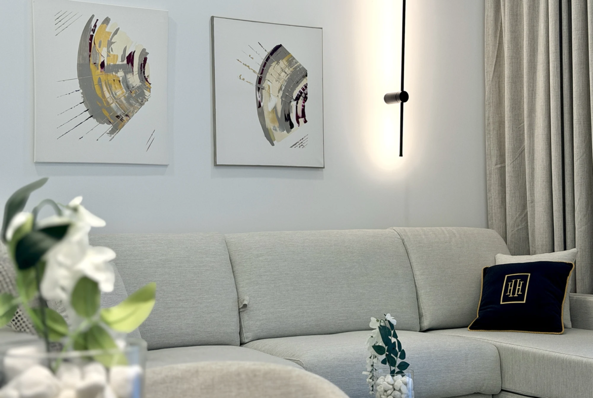 Elegancki apartament z patio w Vista Mar 9 w Los Abrigos