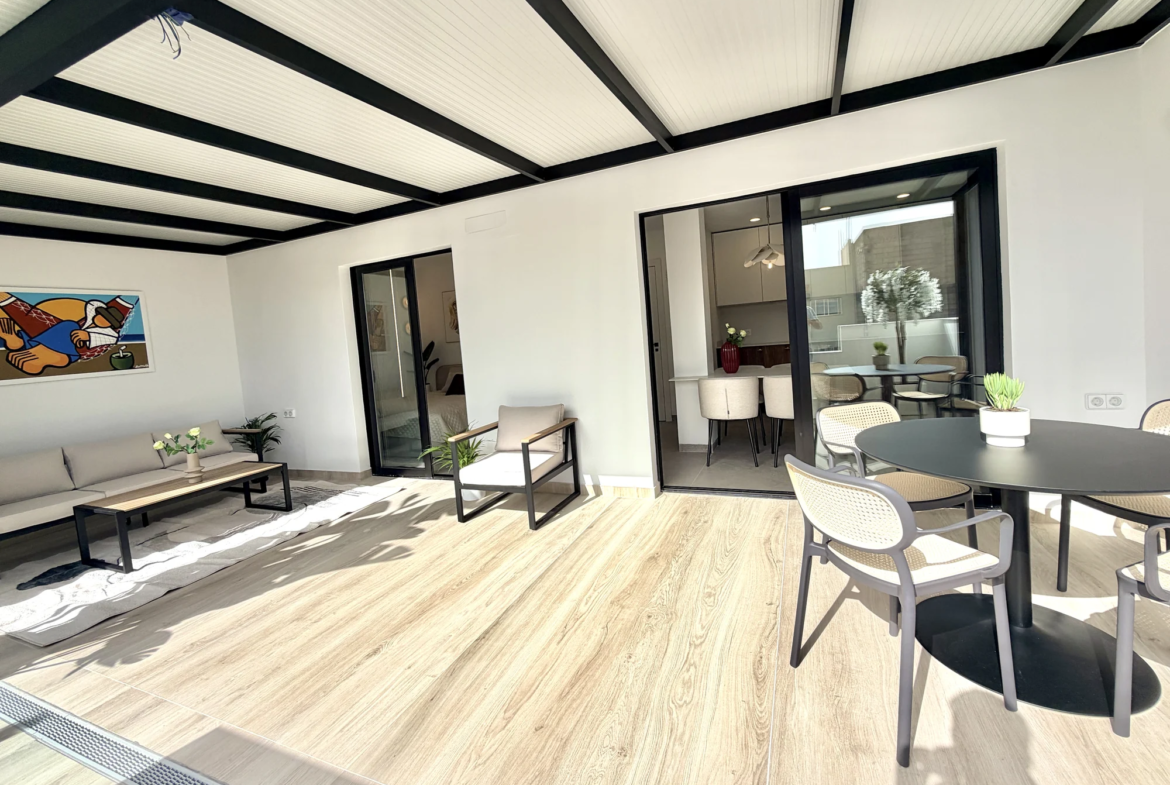 Apartament z dużym tarasem na drugim piętrze w Vista Mar 9