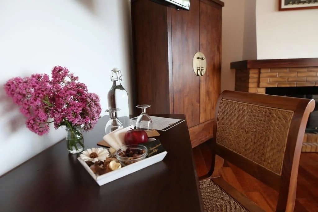 Kameralny hotel z basenem przy polu golfowym w Santa Brígida