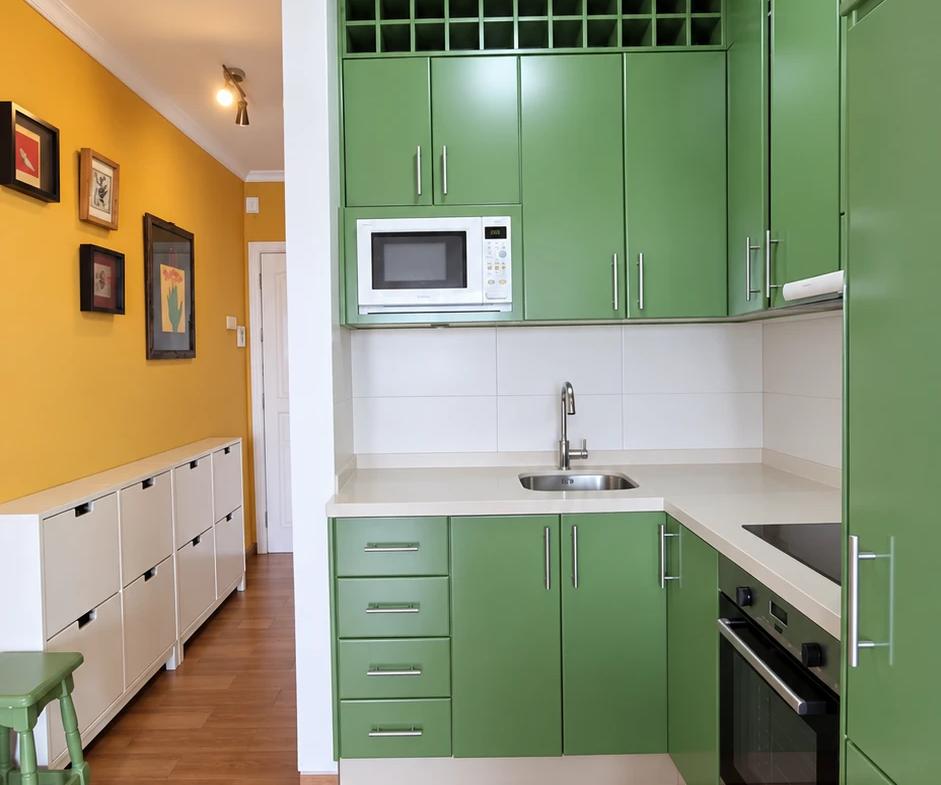 Apartament z 2 sypialniami, tarasem i widokiem na basen w Playa del Inglés