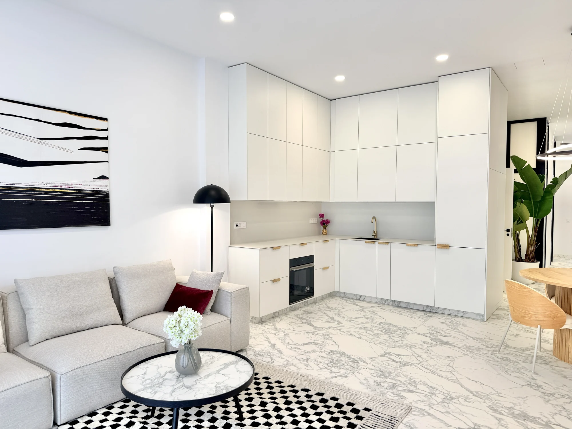 11 Przestronny apartament z dwiema sypialniami i tarasem w Vista Mar 9, Los Abrigos, Teneryfa