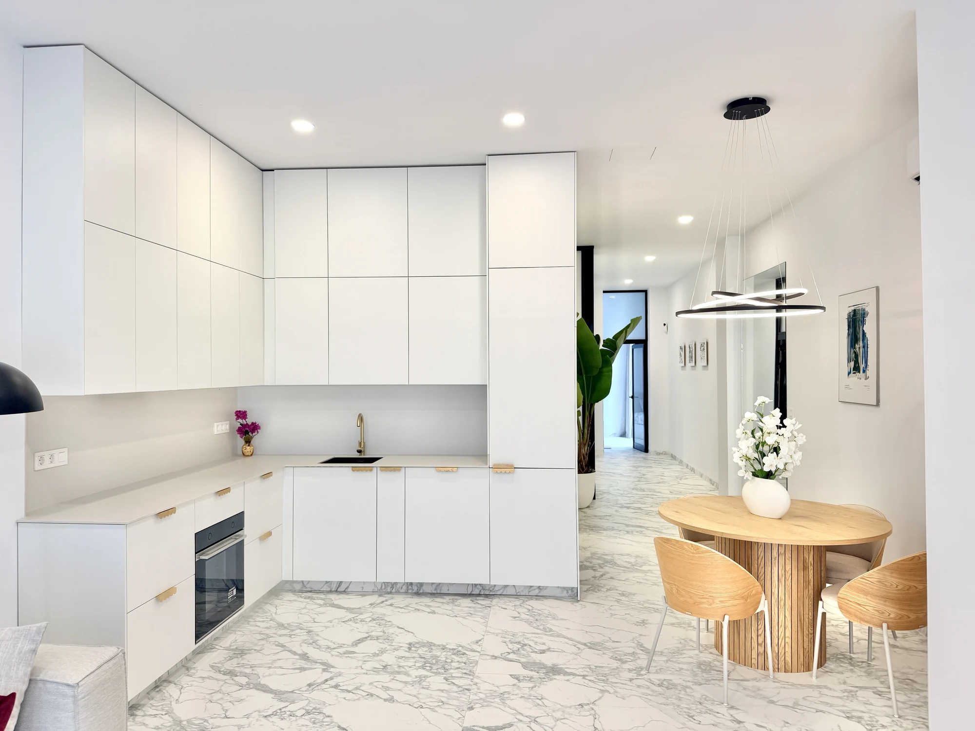 13 Przestronny apartament z dwiema sypialniami i tarasem w Vista Mar 9, Los Abrigos, Teneryfa
