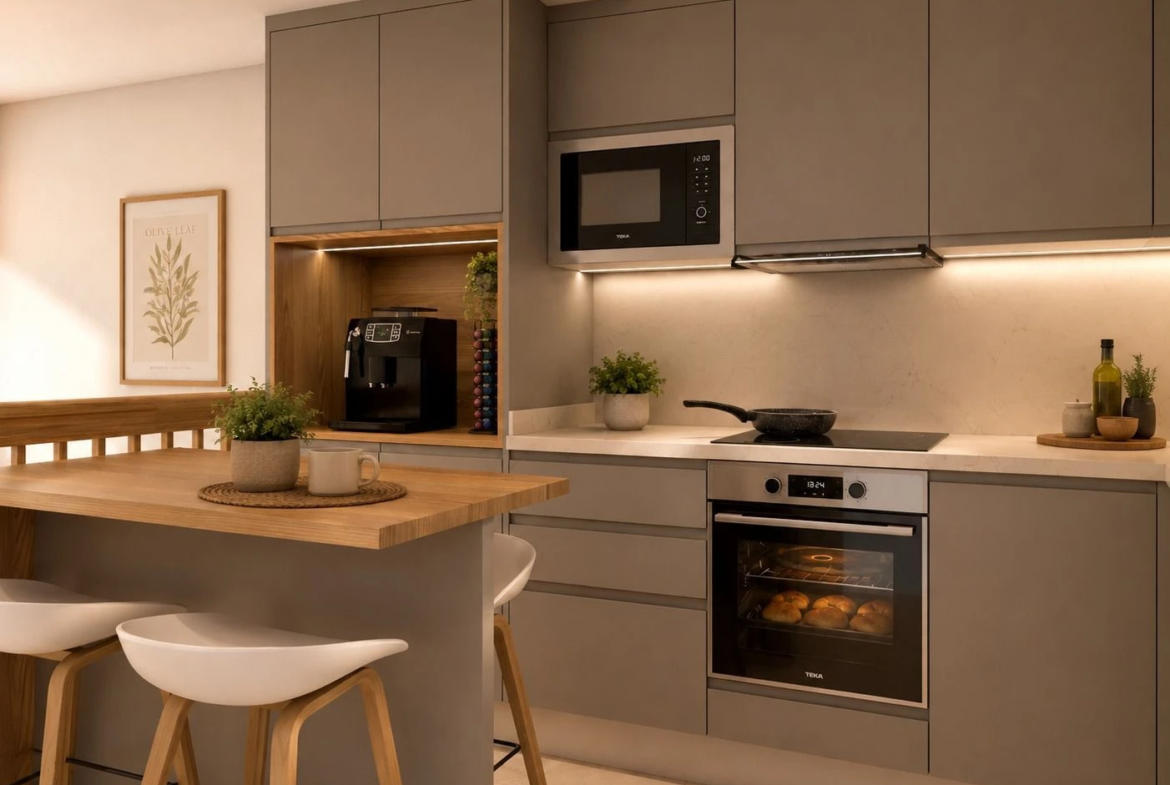 Przestronny duplex z widokiem na ocean, prywatnym garażem i ogrodem w Loma Dos, Arguineguín