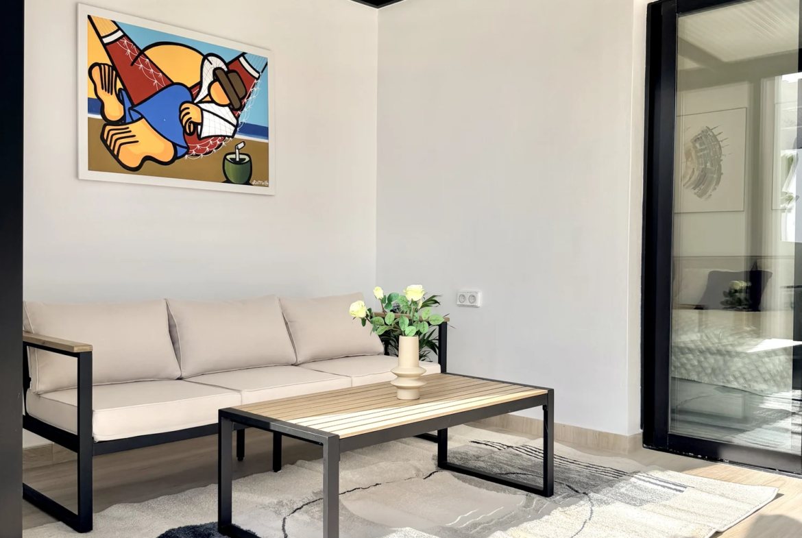 Apartament z dużym tarasem na drugim piętrze w Vista Mar 9