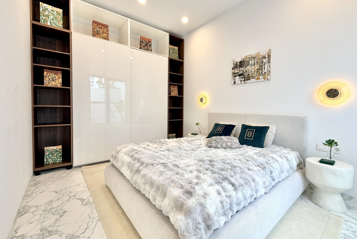 Przestronny apartament z dwiema sypialniami i tarasem w Vista Mar 9, Los Abrigos, Teneryfa