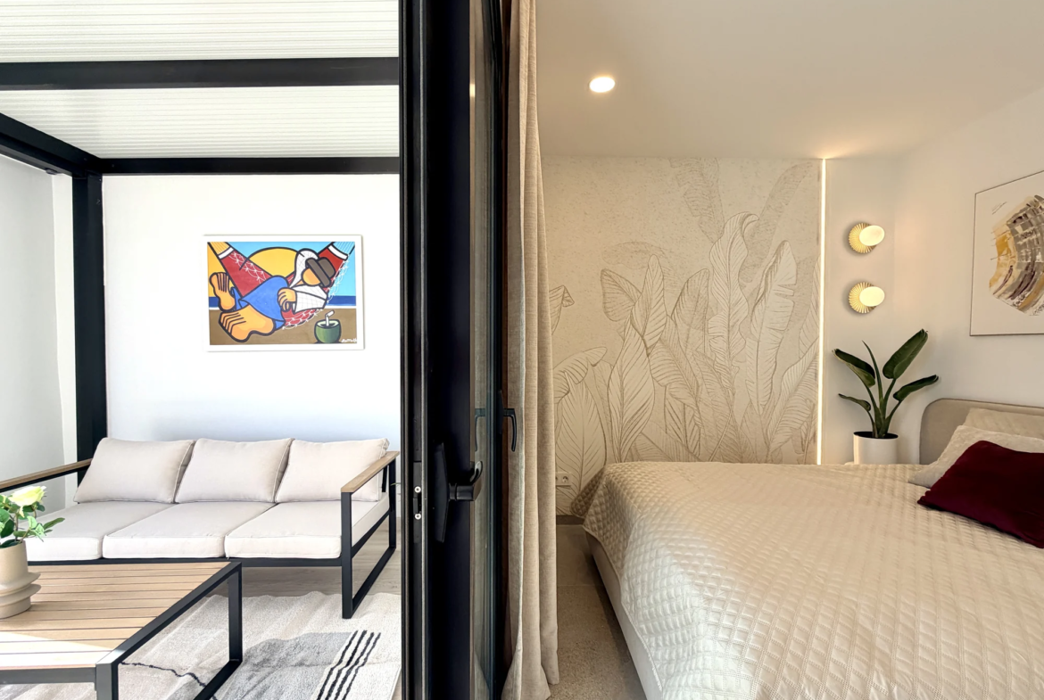 Apartament z dużym tarasem na drugim piętrze w Vista Mar 9