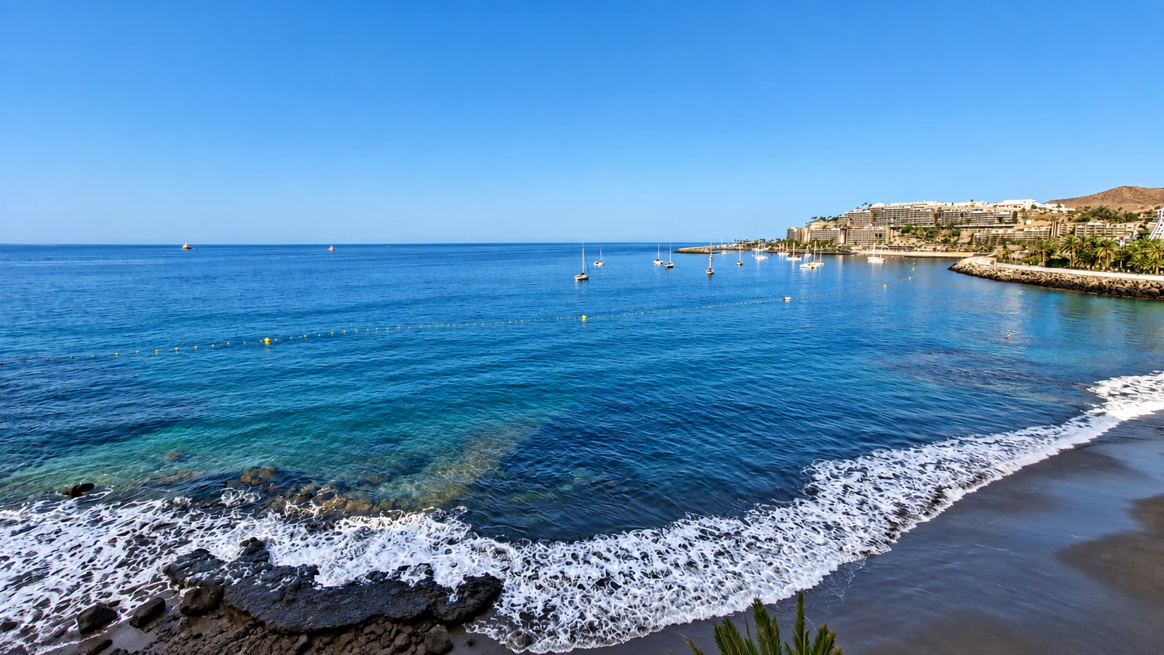 20 Apartament przy plaży z 2 sypialniami, widokiem na ocean i basenem w Arguineguín