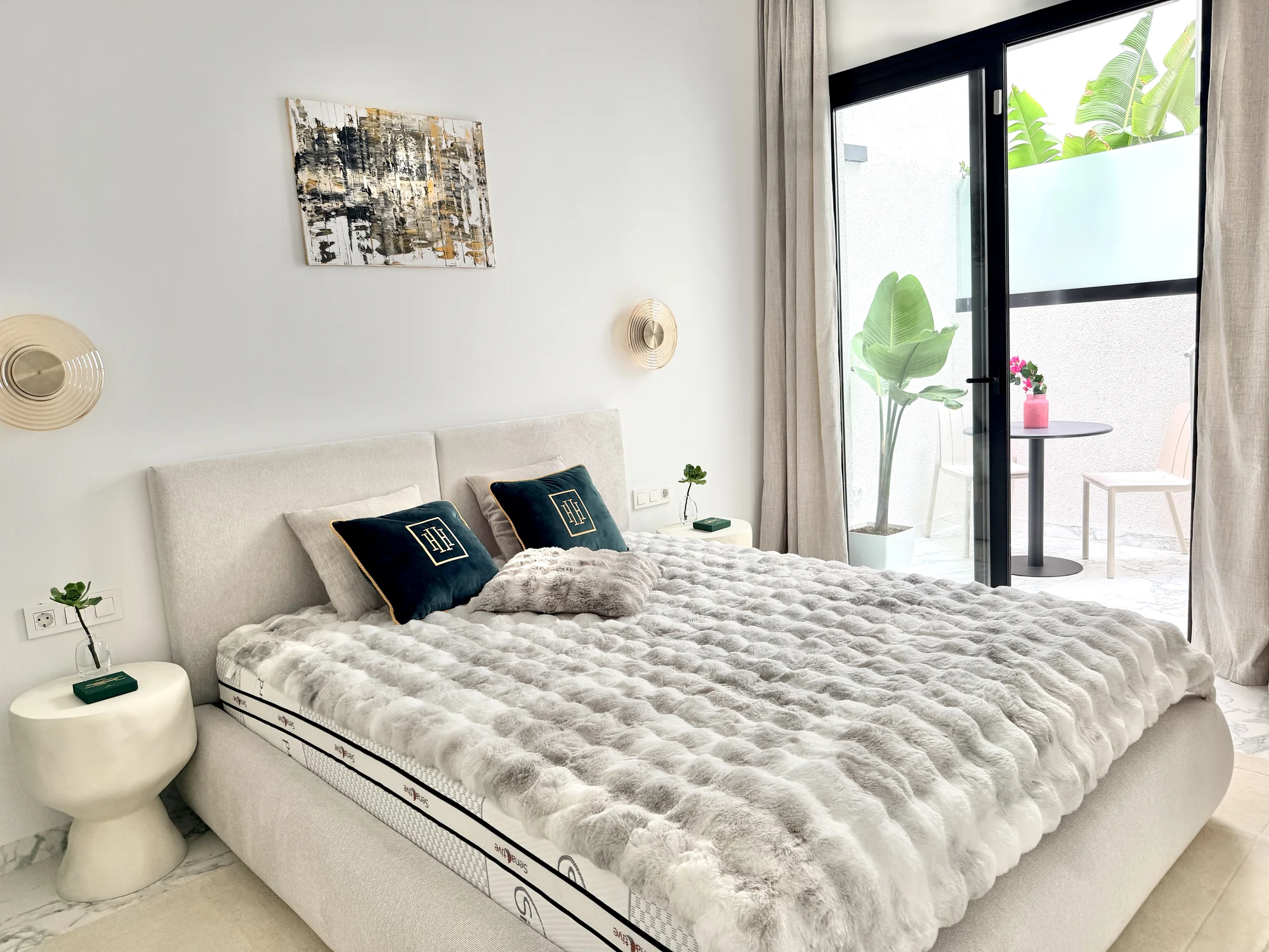 21 Przestronny apartament z dwiema sypialniami i tarasem w Vista Mar 9, Los Abrigos, Teneryfa