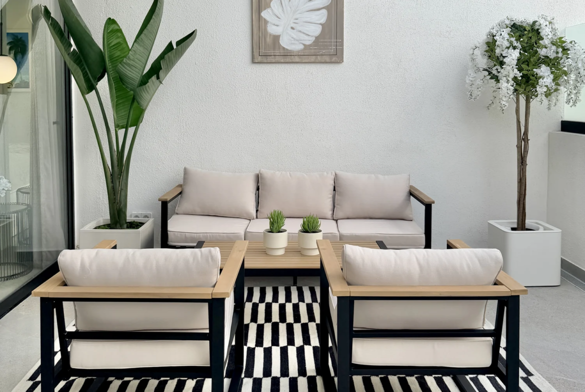 Apartament z dwiema sypialniami i dużym tarasem w Vista Mar 9