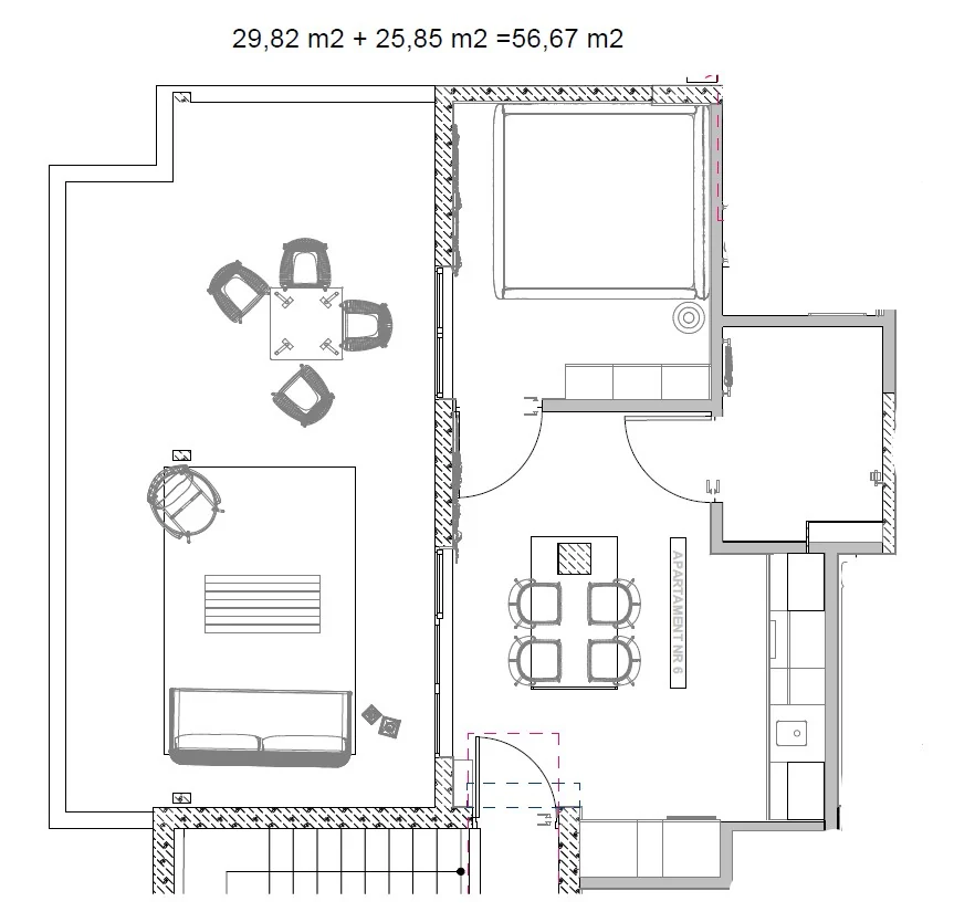 27 Apartament z dużym tarasem na drugim piętrze w Vista Mar 9