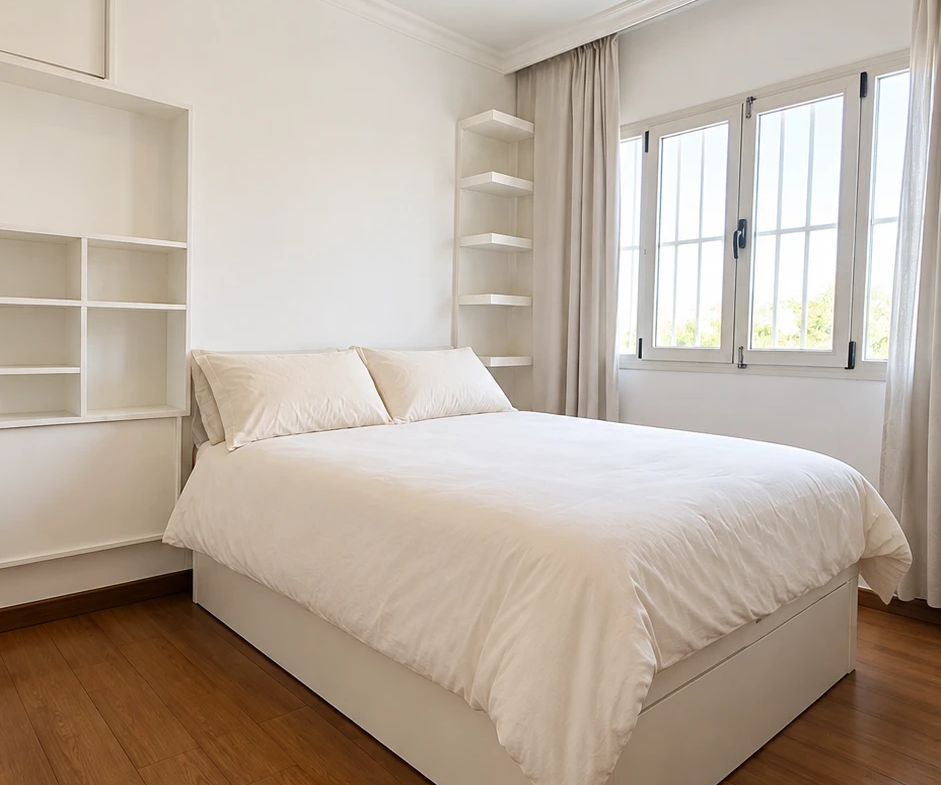 Apartament z 2 sypialniami, tarasem i widokiem na basen w Playa del Inglés