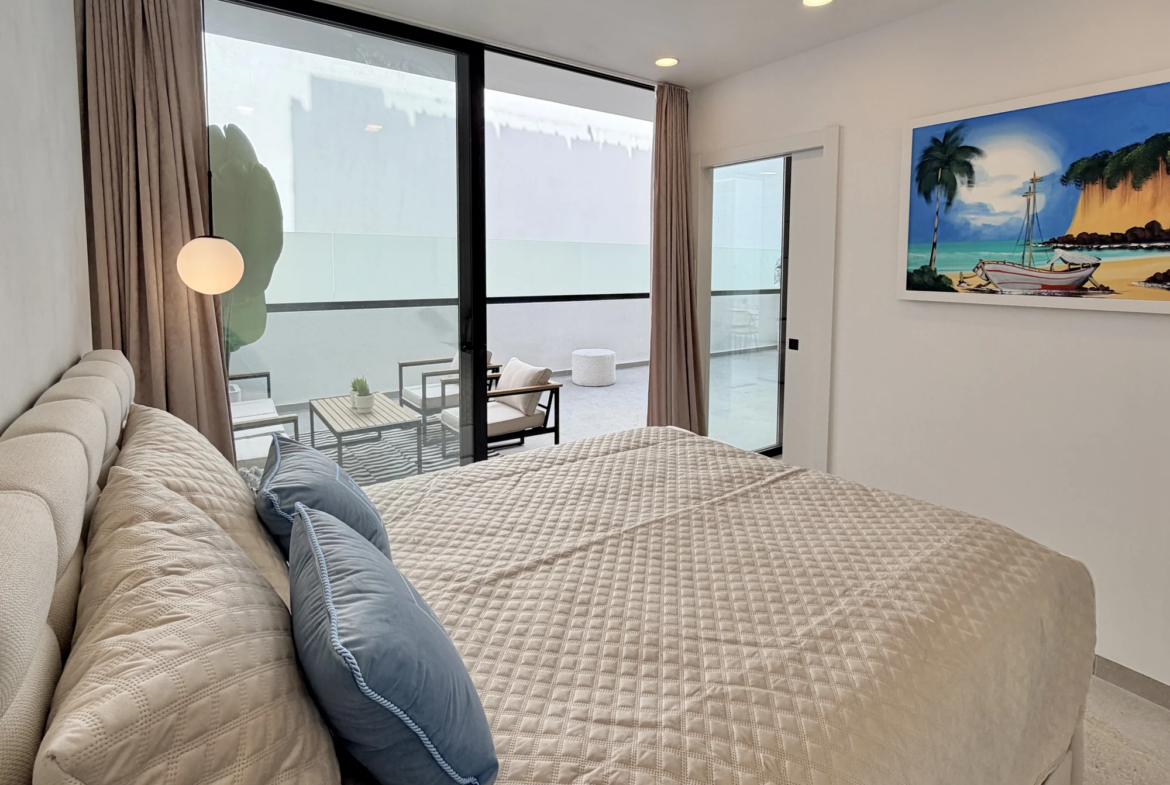 Apartament z dwiema sypialniami i dużym tarasem w Vista Mar 9