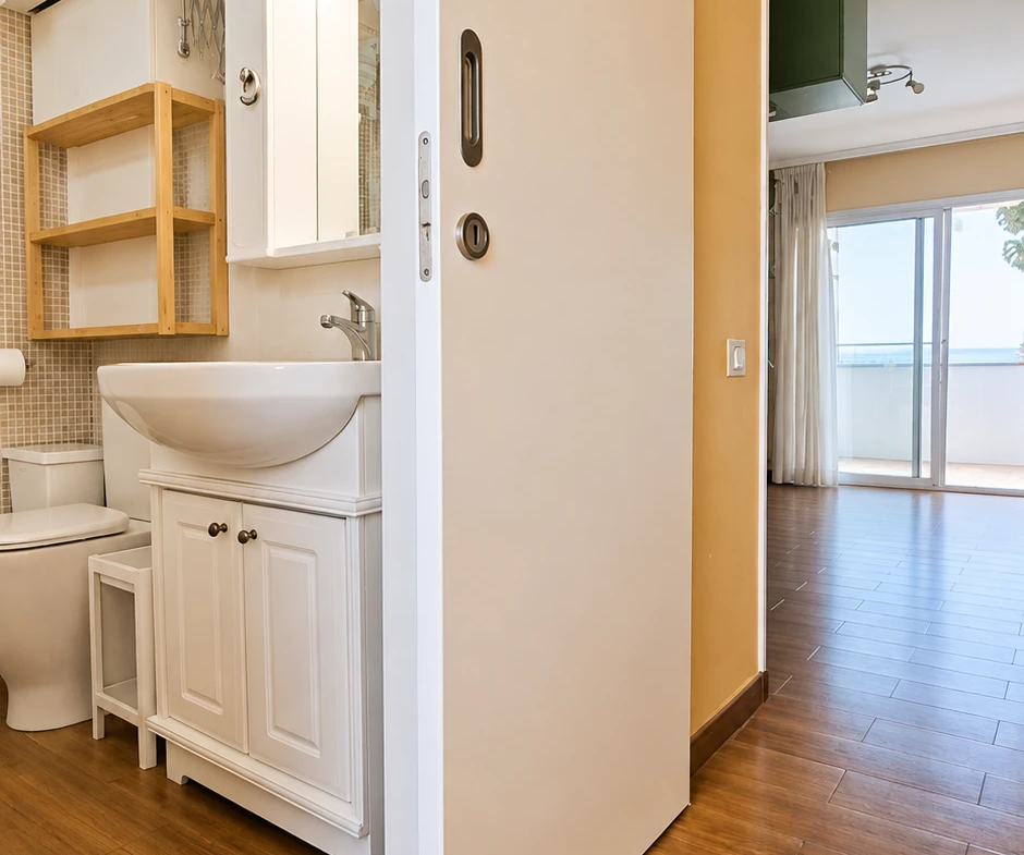 Apartament z 2 sypialniami, tarasem i widokiem na basen w Playa del Inglés