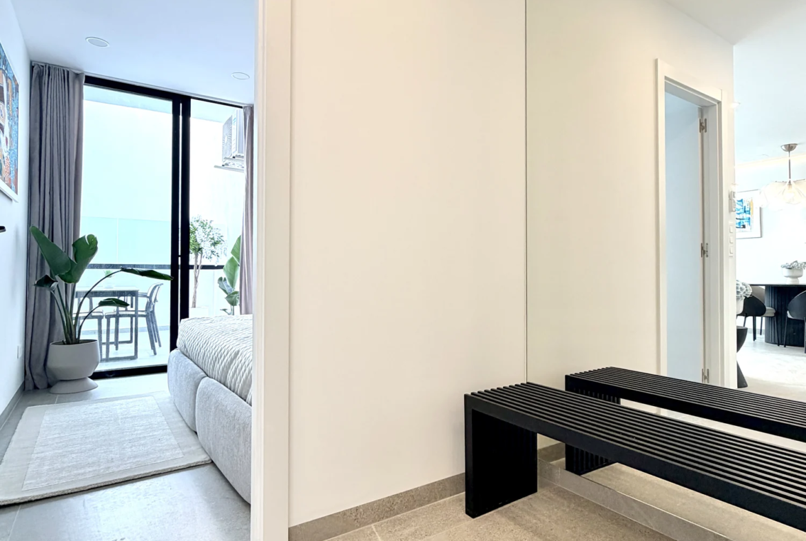 Apartament z dwiema sypialniami i dużym tarasem w Vista Mar 9