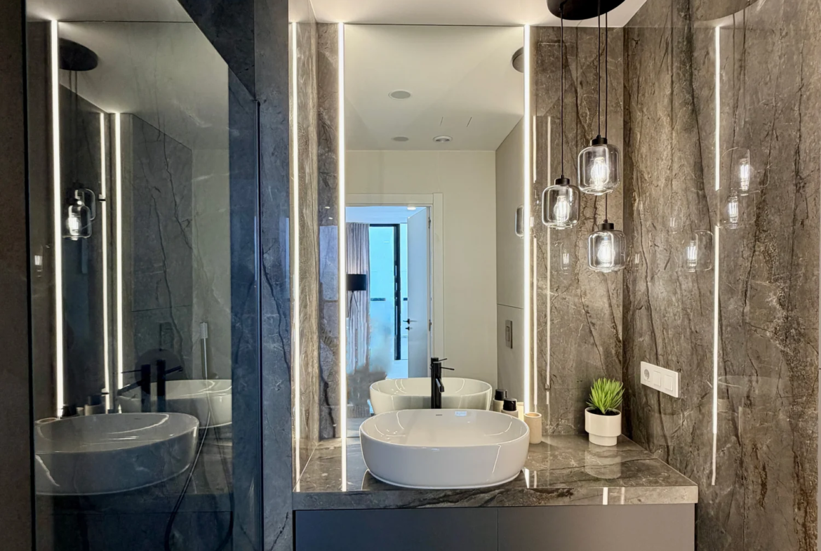 Apartament z dwiema sypialniami i dużym tarasem w Vista Mar 9