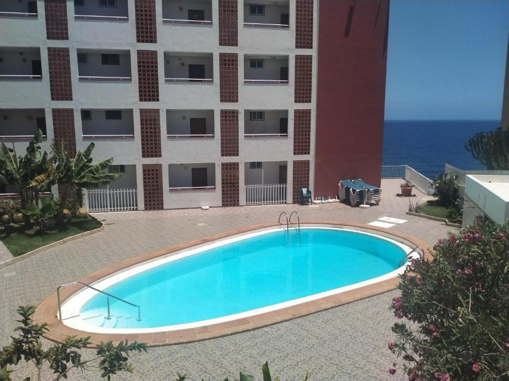 Odnowione studio z widokiem na ocean i basenem w San Agustín