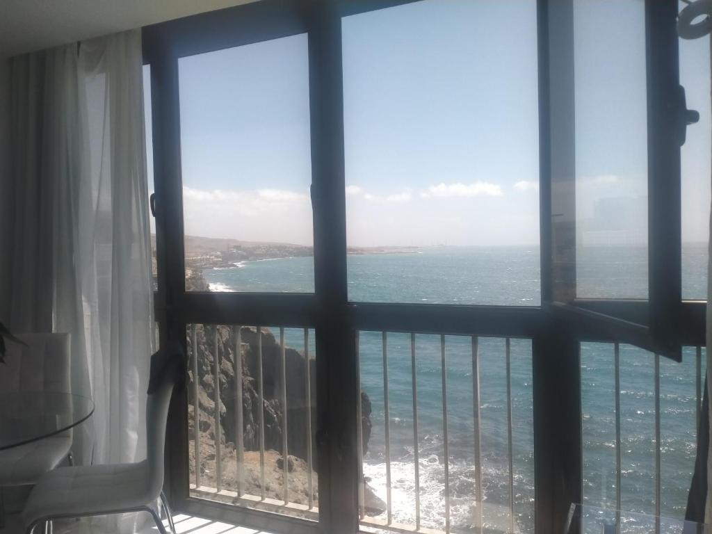 Odnowione studio z widokiem na ocean i basenem w San Agustín