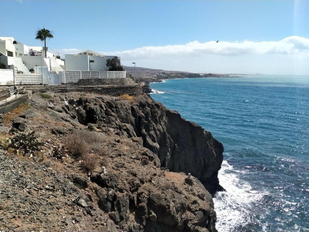 Odnowione studio z widokiem na ocean i basenem w San Agustín