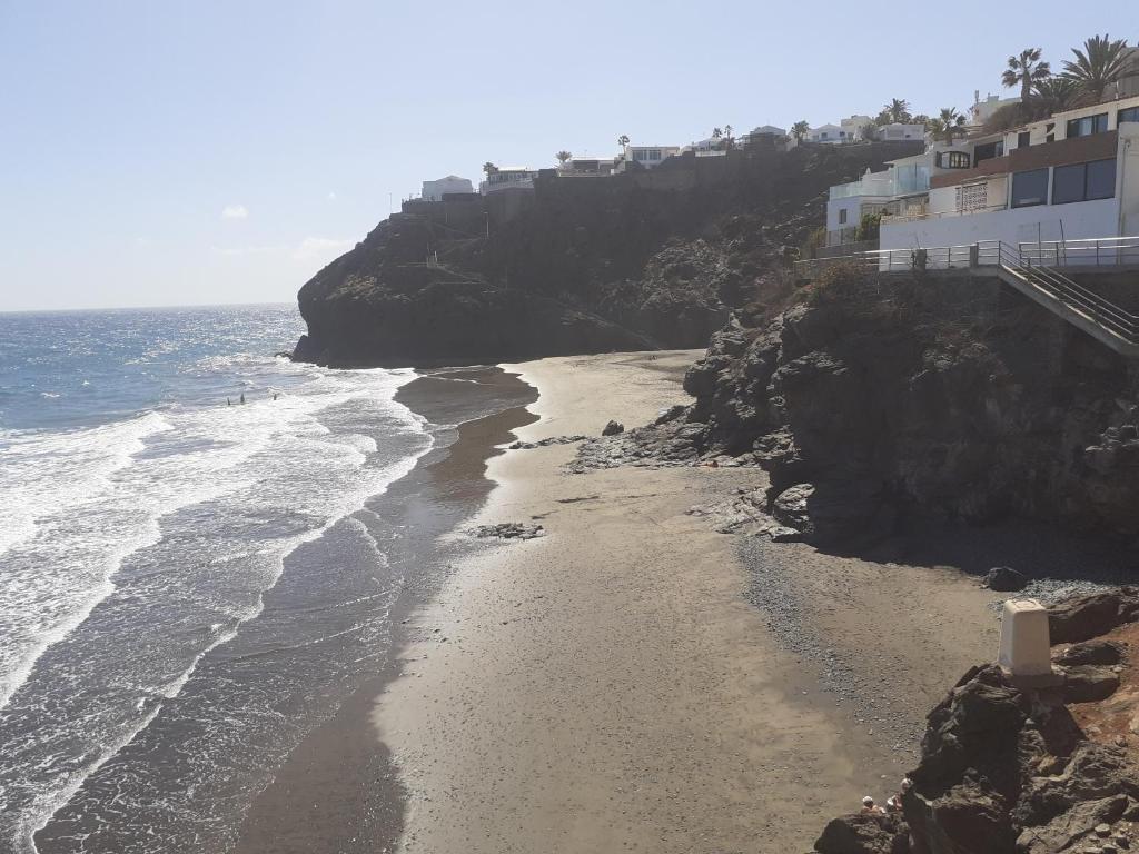 Odnowione studio z widokiem na ocean i basenem w San Agustín